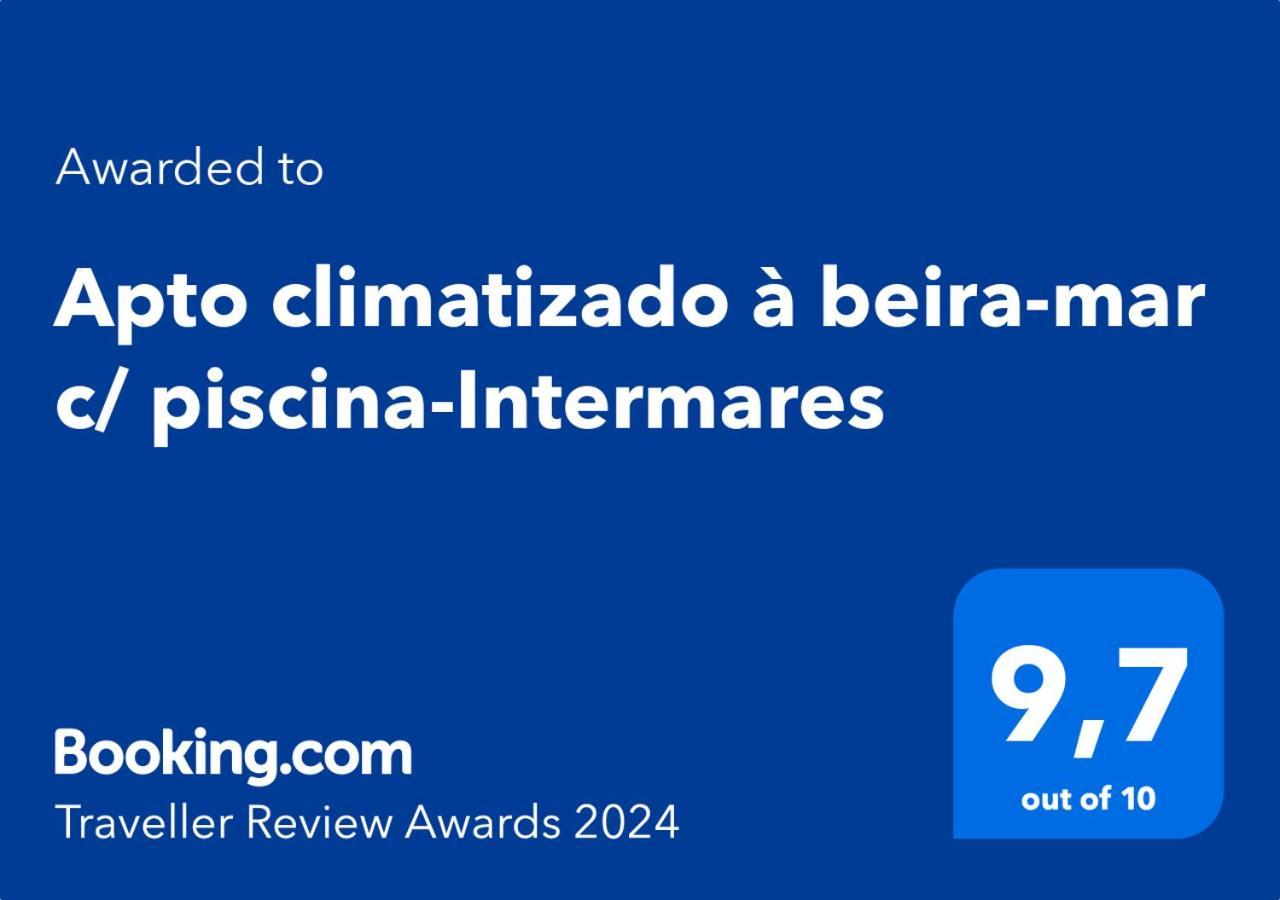 Apto Climatizado A Beira-Mar C/ Piscina-Intermares カベデロ エクステリア 写真